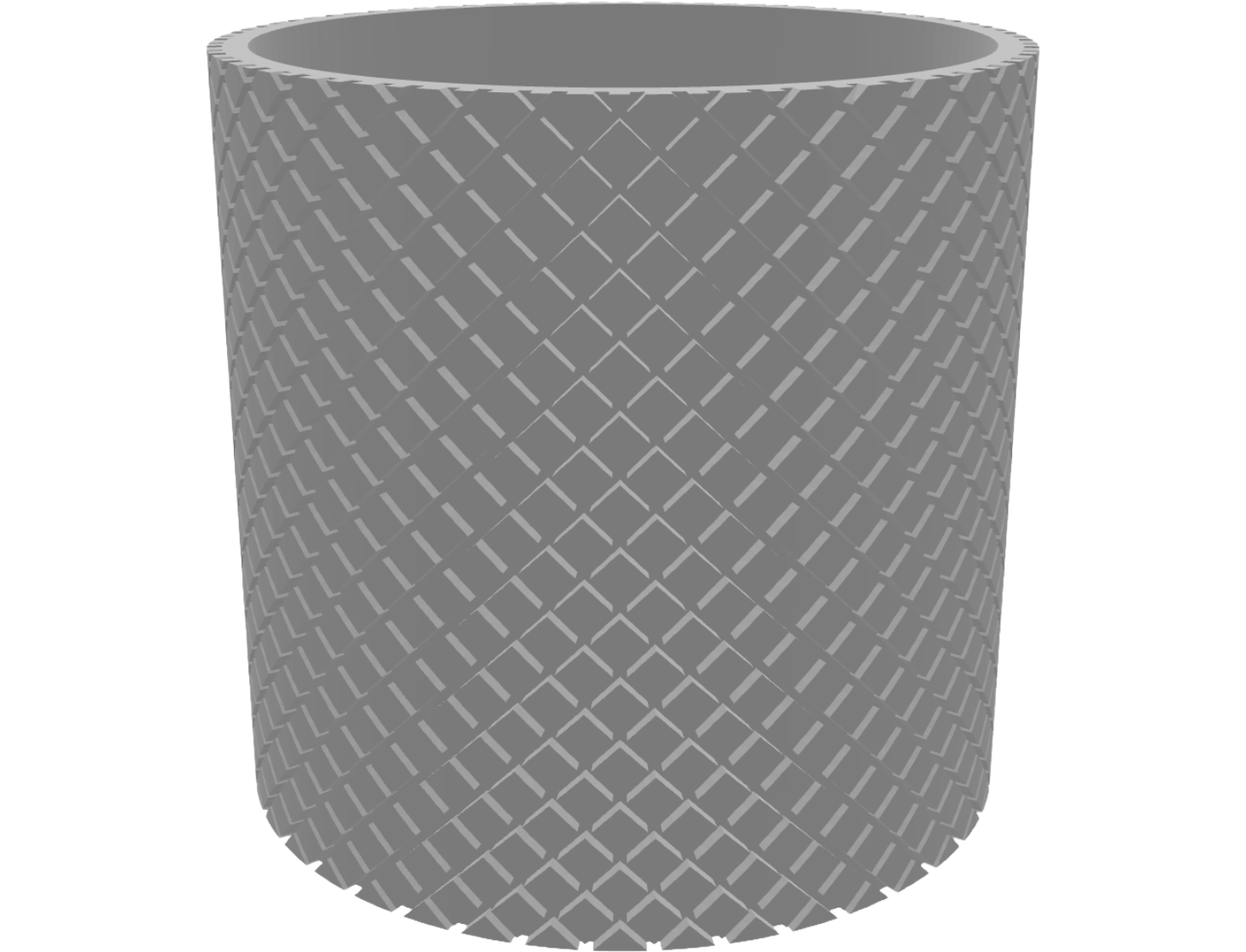 White pot with stone saucer